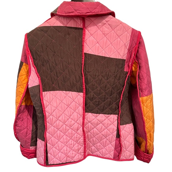 Reversible Quilted Patchwork Jacket S - Picture 3 of 6